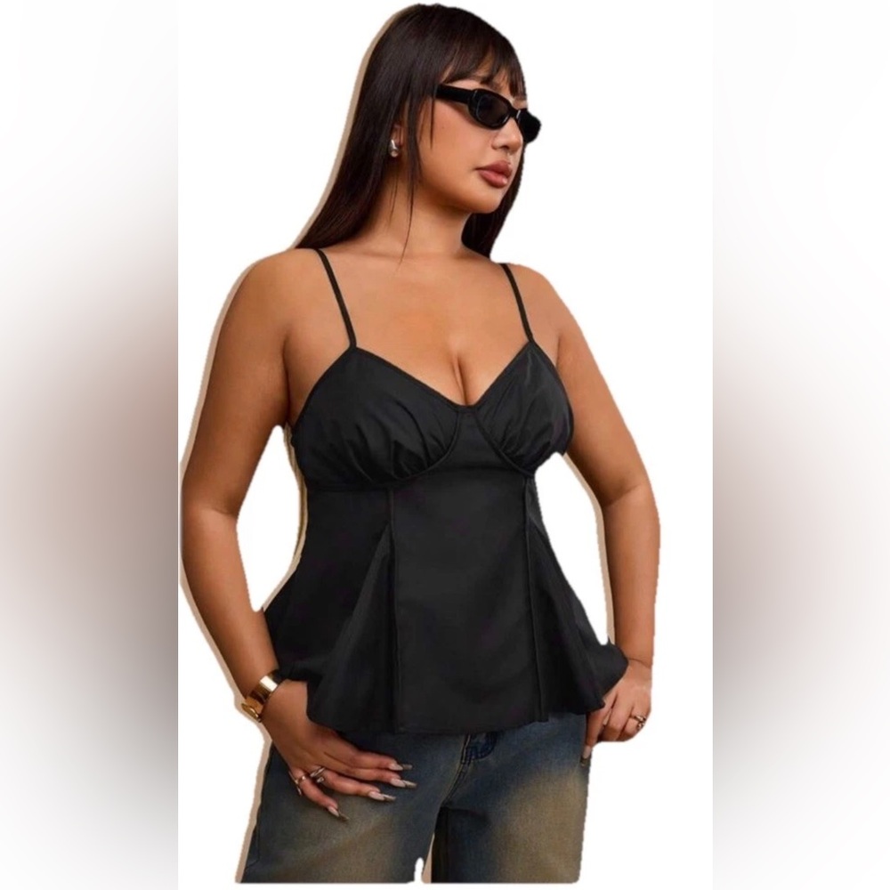 Forever 21 Black Sleeveless Top Size XL